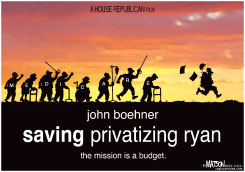 SENIORS ATTACK MEDICARE PRIVATIZING RYAN BUDGET by R.J. Matson