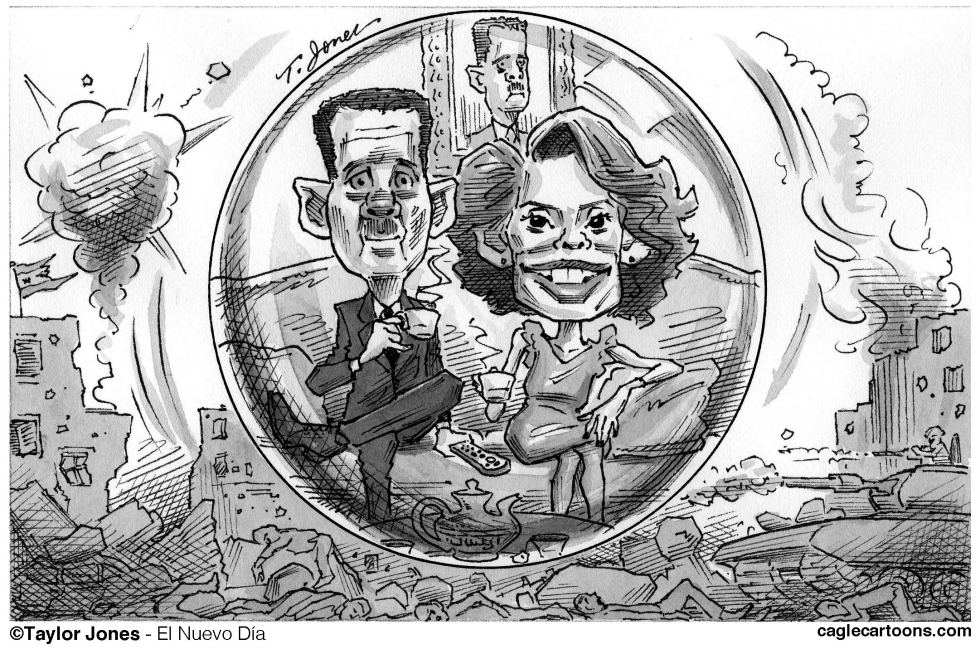 Bachar y Asma Assad