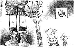 GOP FINAL FOUR by Rick McKee