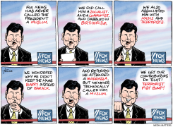 FOX NEWS OBAMA MUSLIM by Rob Tornoe
