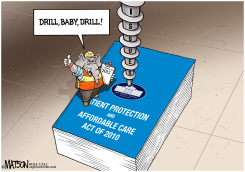 REPUBLICANS DRILL FOR ISSUES IN HEALTH CARE REFORM ACT by R.J. Matson