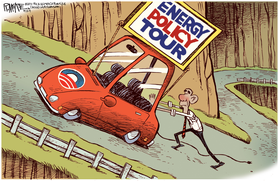 Obamas Energy Tour COLOR