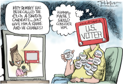ETCH A SKETCH by Joe Heller