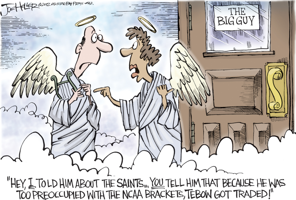 Tebow and The Saints