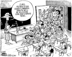 SCHOOL OVERCROWDING by Jeff Parker