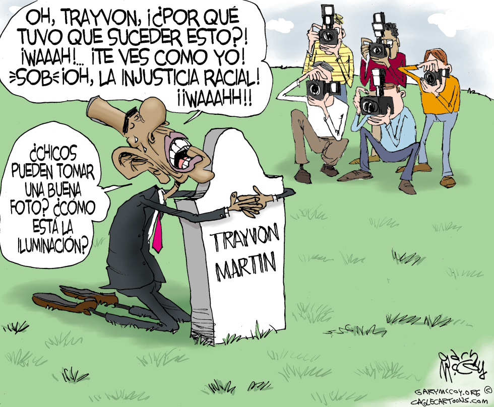 Obama politiza la muerte de Trayvon