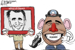 ETCH A SKETCH ROMNEY by Jeff Darcy