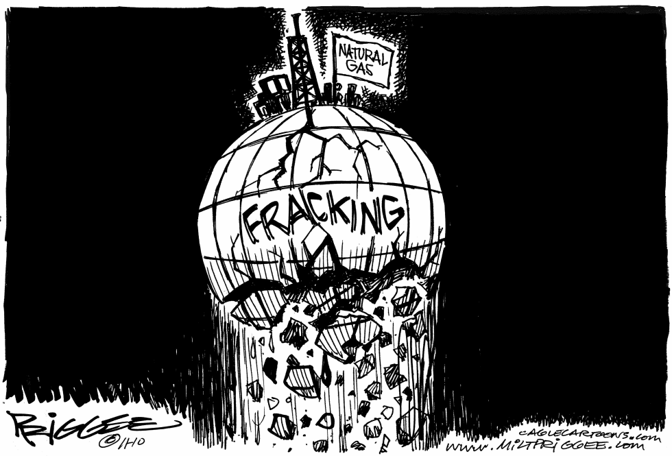  FRACKING by Milt Priggee