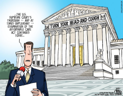 SUPREME COURT EXAMINES HEALTH CARE REFORM by Jeff Parker