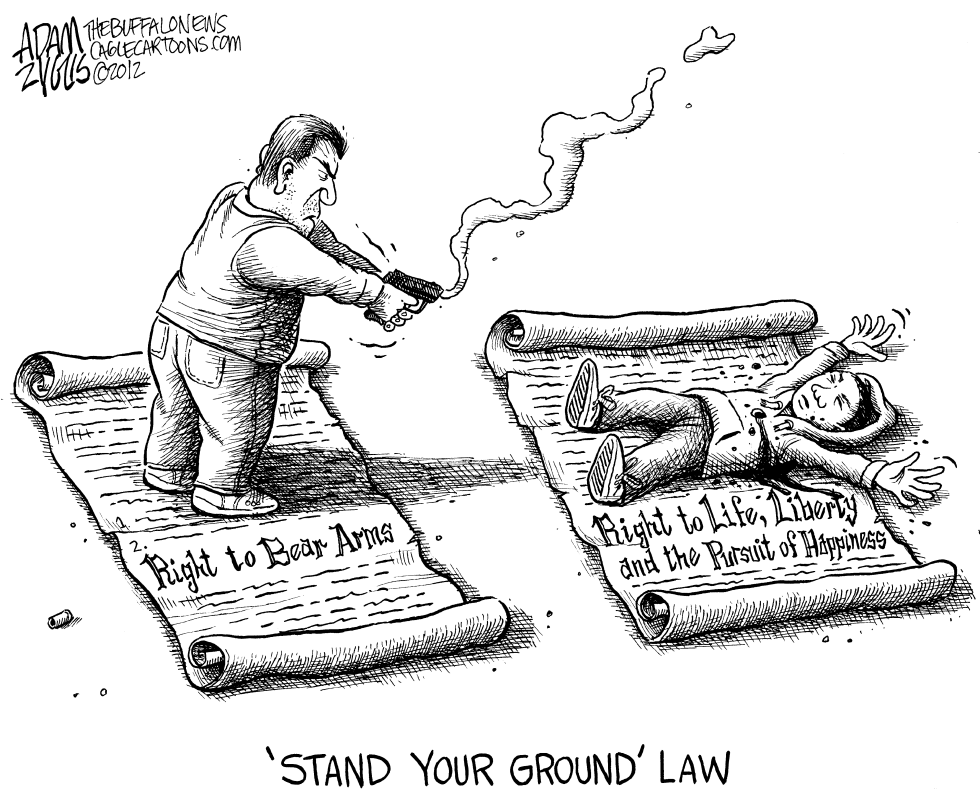  TRAYVON MARTIN RIGHT TO LIFE by Adam Zyglis