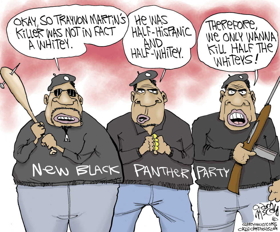 Black Panthers and Trayvon COLOR