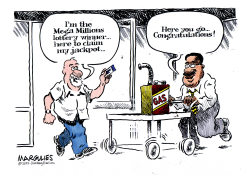 MEGA MILLIONS LOTTERY JACKPOT  by Jimmy Margulies