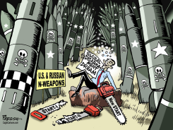 DISARMAMENT DREAM  by Paresh Nath