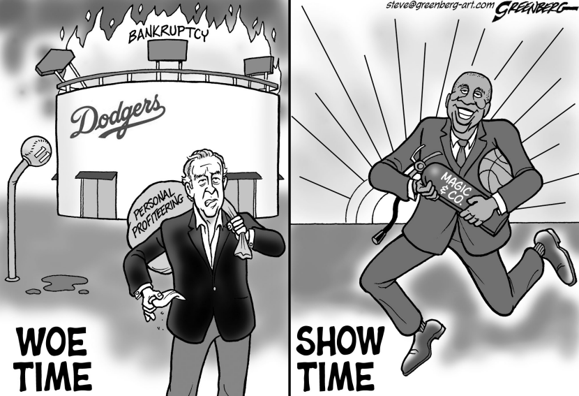 Dodgers Magic bw