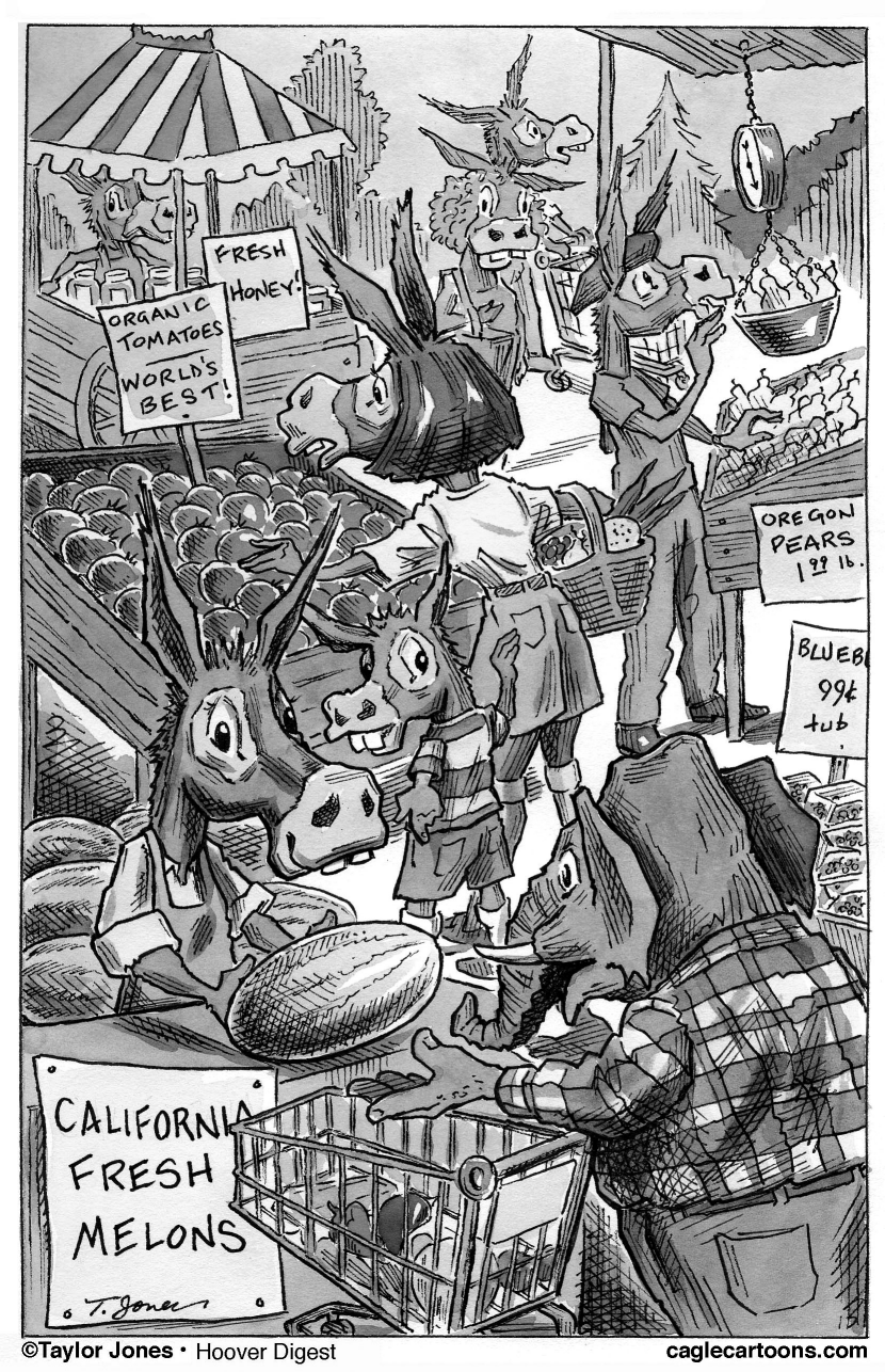 Republican sighted at green market