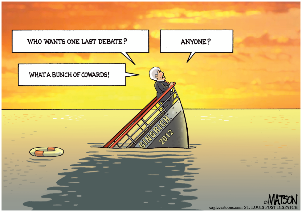 Sinking Gingrich Calls For One More Debate-COOR