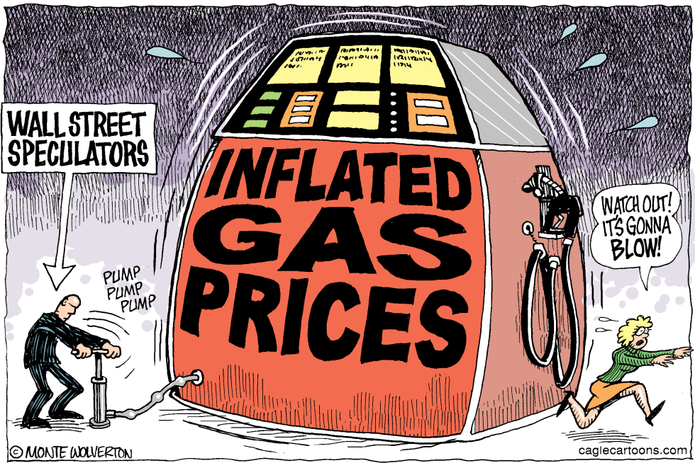  WALL ST SPECULATION AND GAS PRICES by Wolverton