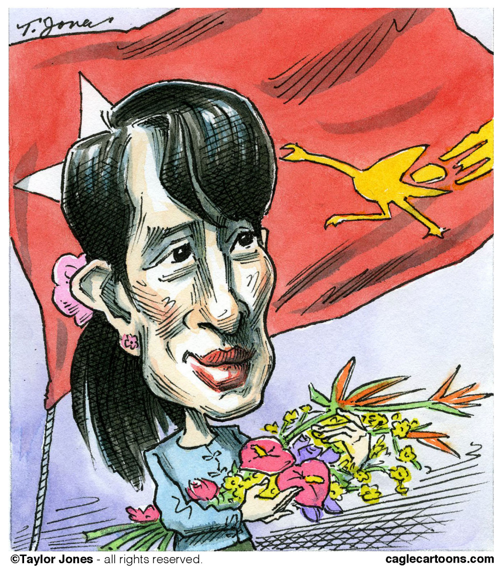 Aung San Suu Kyi wins election - COLOR