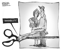 OBAMACARE SEVERABILITY BW by John Cole
