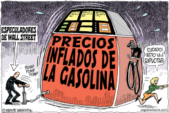 ESPECULACION EN WALL ST Y LOS PRECIOS DE LA GASOLINA by Monte Wolverton