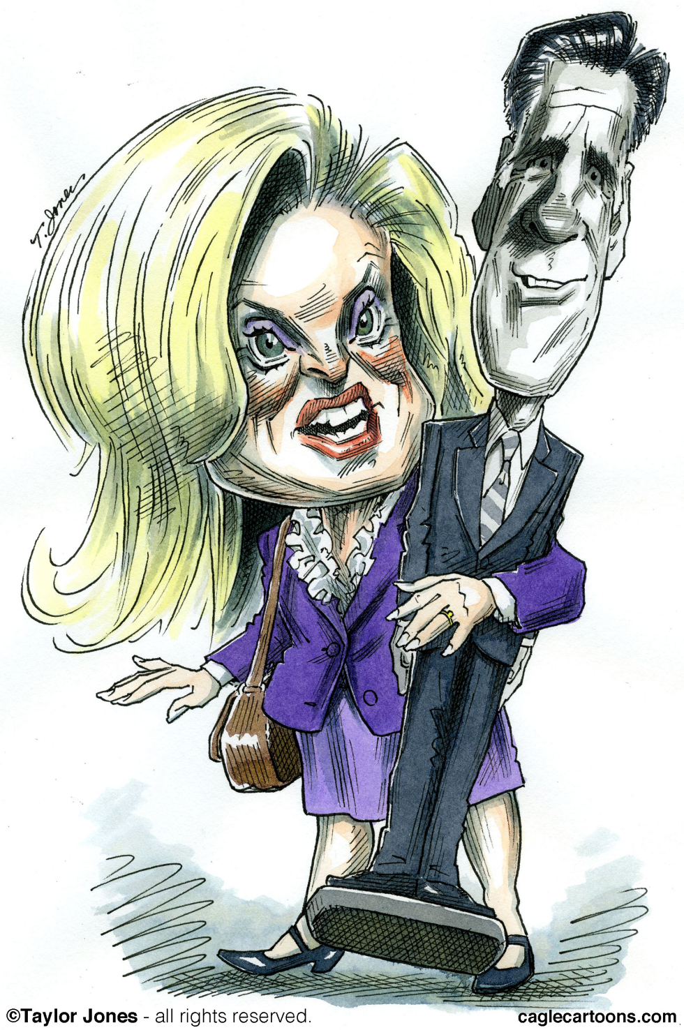  ANN ROMNEY AND HUBBY  by Taylor Jones