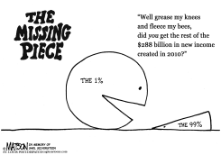 93 PERCENT OF NEW WEALTH IN 2010 WENT TO TOP 1 PERCENT by R.J. Matson