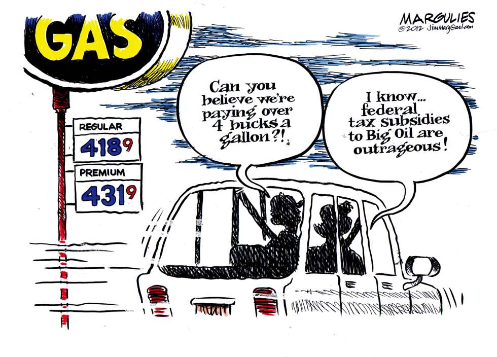 Big Oil subsidies color