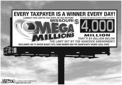 LOCAL MO-MISSOURI MEGA MILLIONS TAX POLICY by R.J. Matson