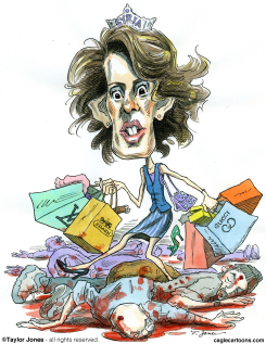 ASMA ASSAD - SHOP TIL THEY DROP -  by Taylor Jones