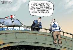 CANADA LEAFS FAN by Cam Cardow