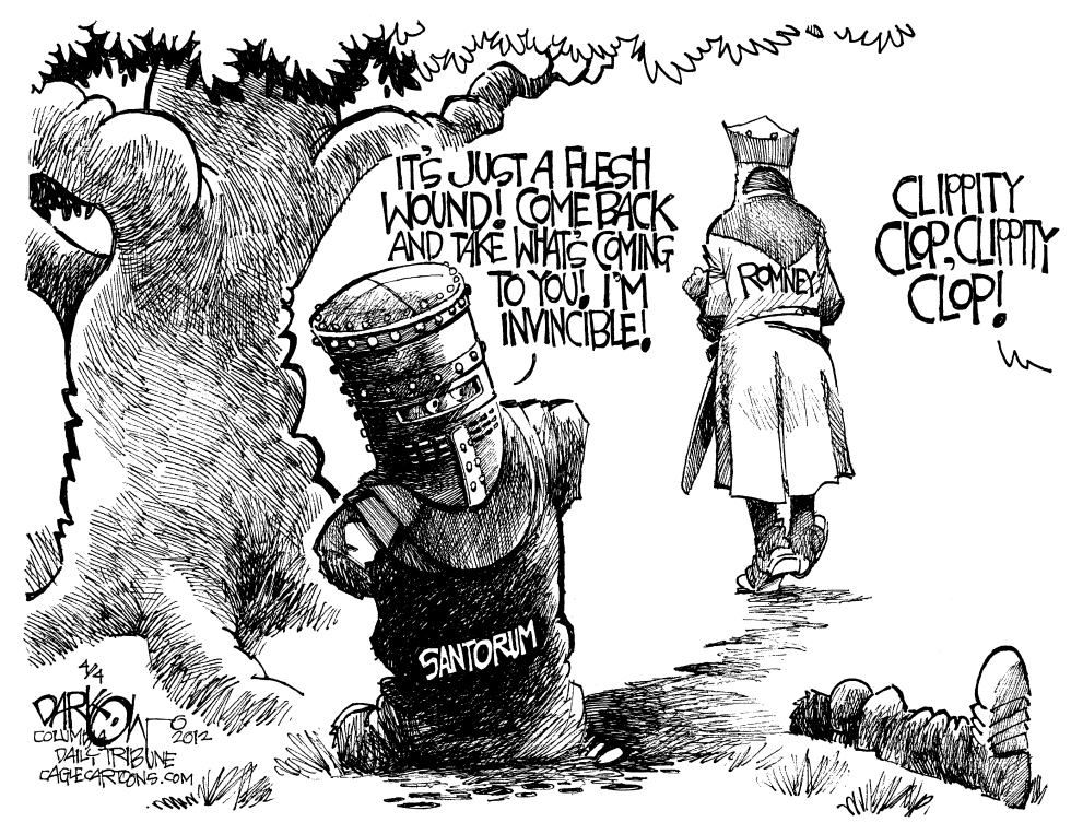 Santorum No Leg To Stand On