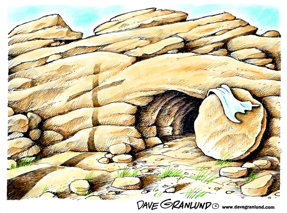 Easter Sunday empty tomb
