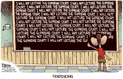 OBAMA SENTENCING  by Rick McKee