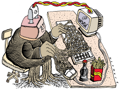 INTERNET ADDICT by Osmani Simanca