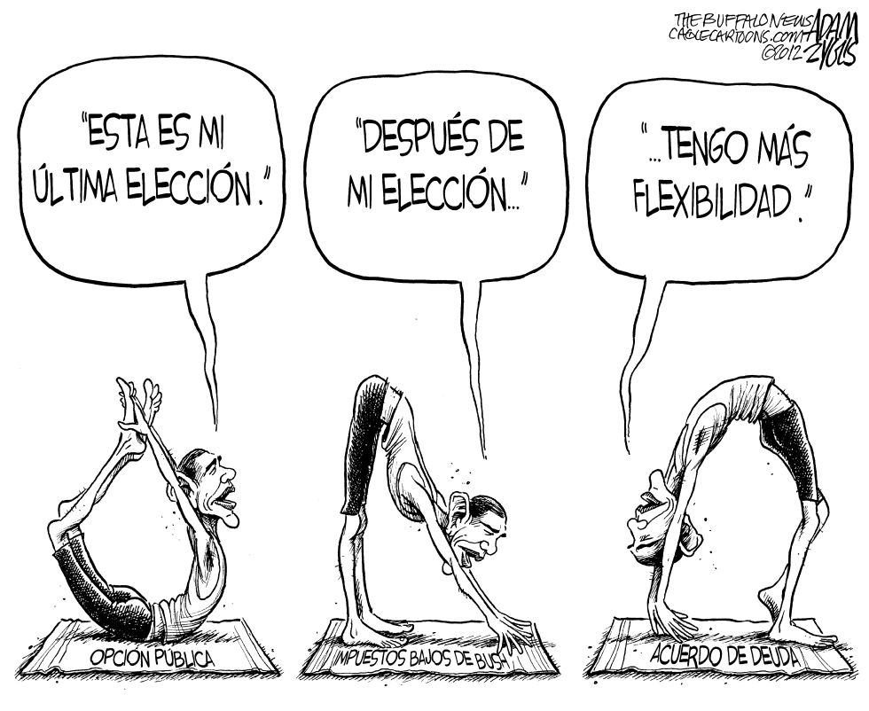  OBAMA ES FLEXIBLE by Adam Zyglis