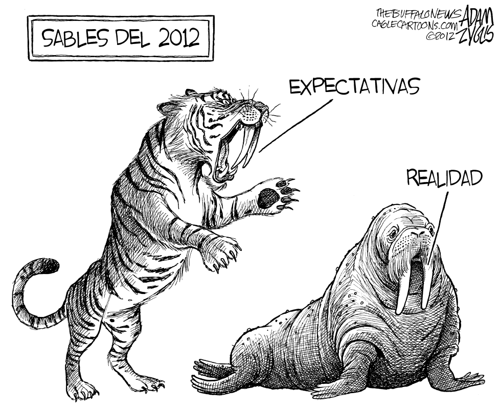  LOS SABLES DE BUFFALO PIERDEN LOS PLAYOFFS by Adam Zyglis