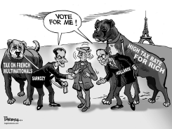 TAX AND FRENCH POLL by Paresh Nath