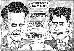 MARVELOUS ROMNEY AND RYAN by Monte Wolverton