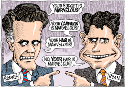 MARVELOUS ROMNEY AND RYAN  by Monte Wolverton