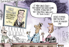 MIKE WALLACE by Joe Heller