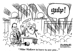 MIKE WALLACE by Jimmy Margulies