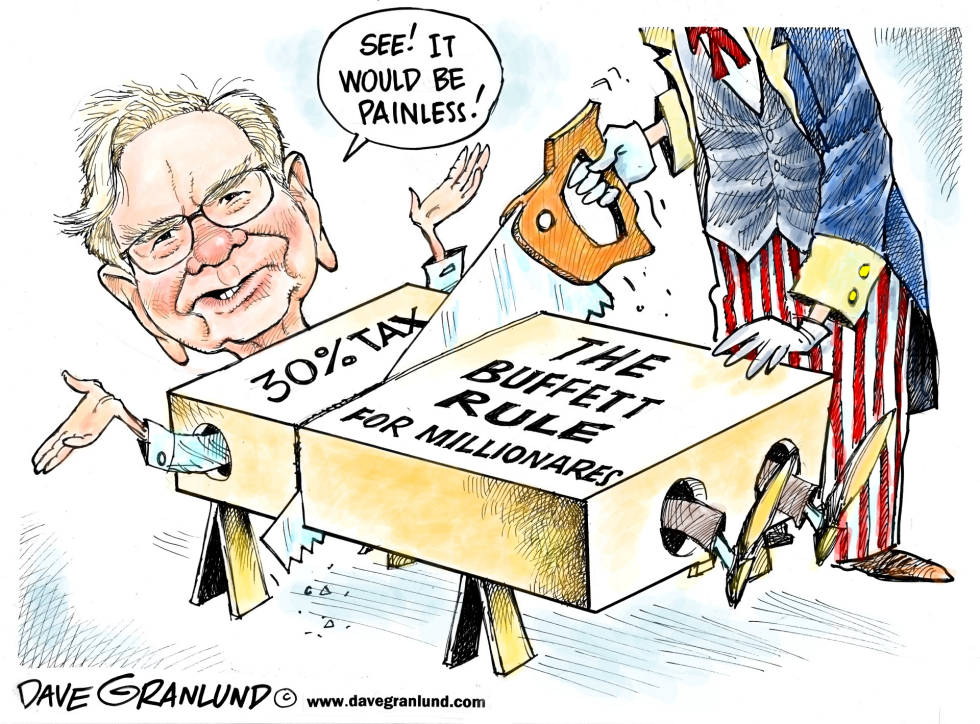  THE BUFFETT RULE by Dave Granlund