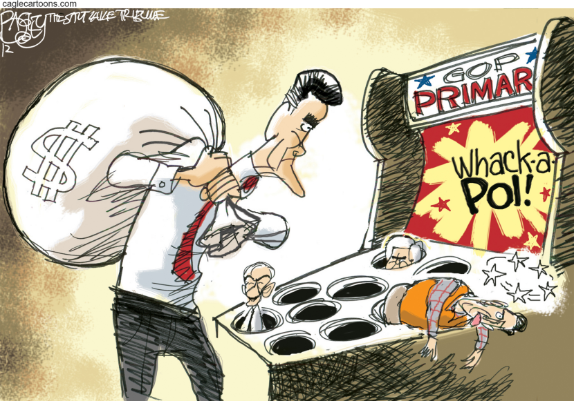 Mitt Beats Santorum COLOR