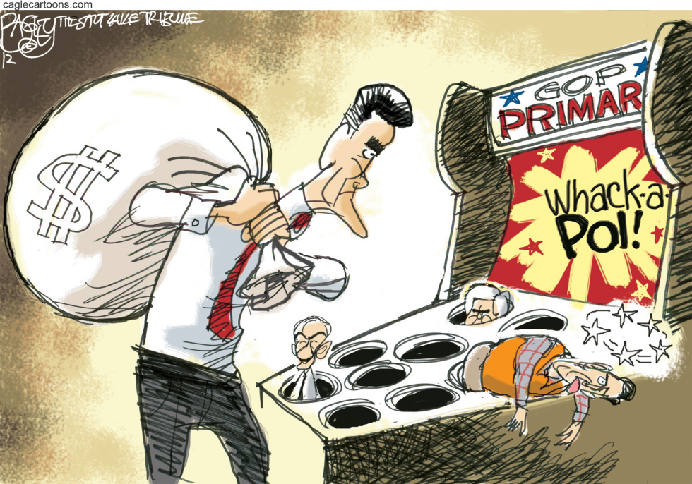 Mitt Beats Santorum COLOR