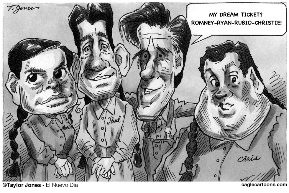  MITT ROMNEY DREAM TICKET by Taylor Jones