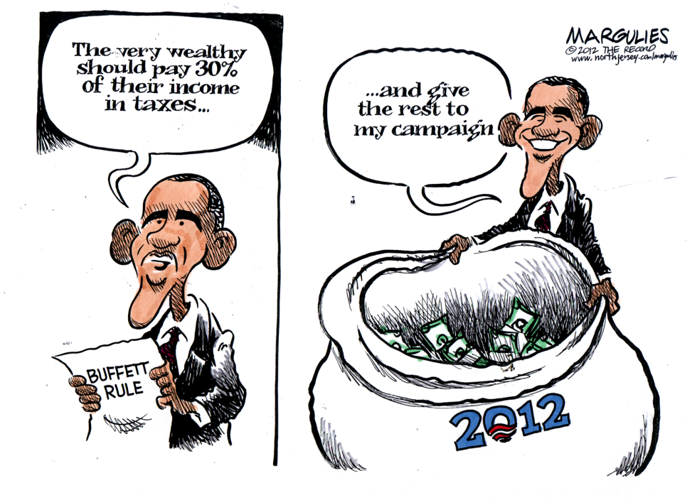  OBAMA AND THE BUFFETT RULE  by Jimmy Margulies