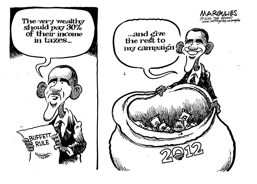  OBMA AND BUFFETT RULE by Jimmy Margulies