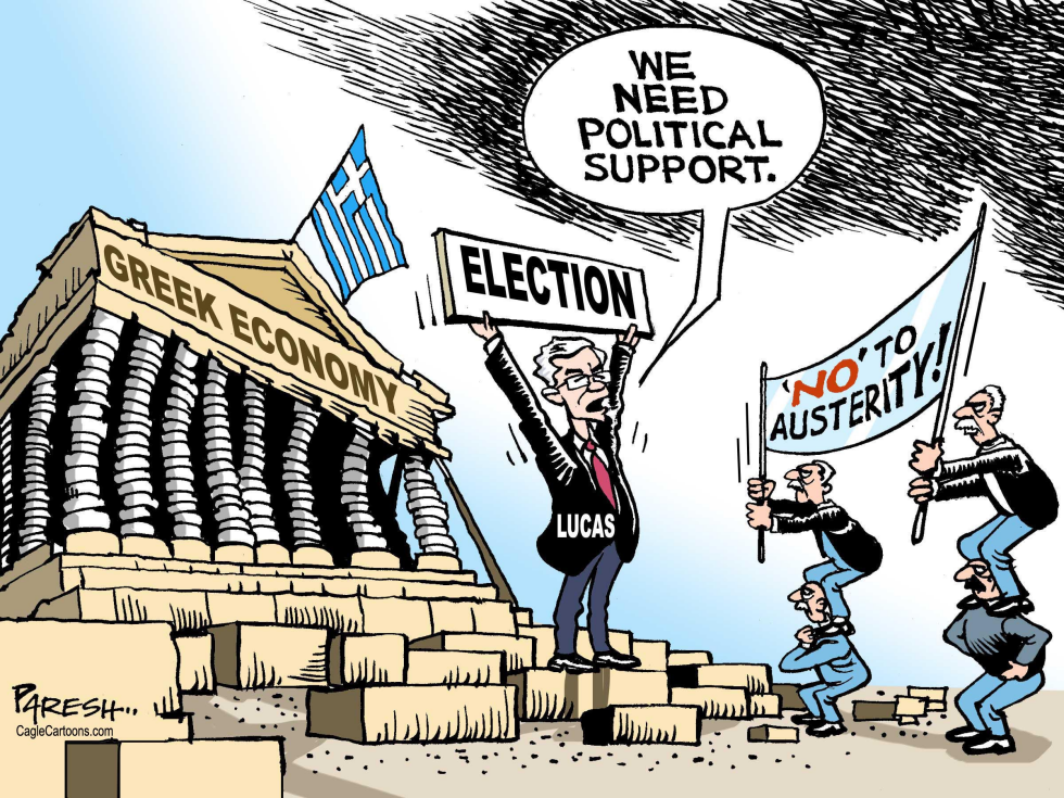  GREEK ELECTION by Paresh Nath