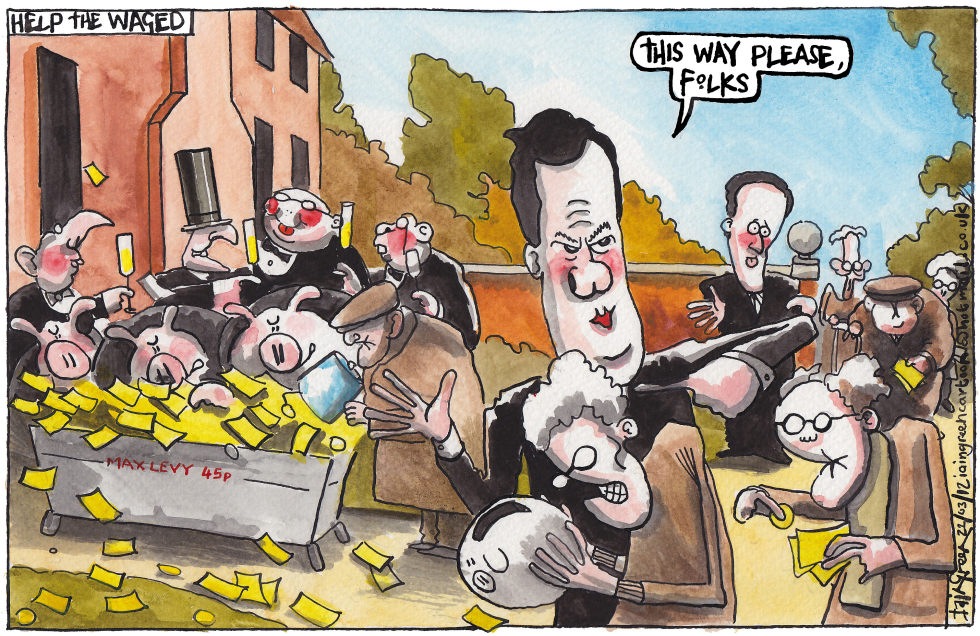 UK BUDGET HAMMERING PENSIONERS