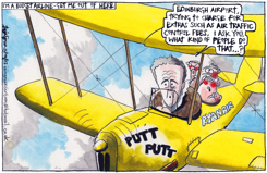 RYANAIRS FLIGHT FROM EDINBURGH by Iain Green